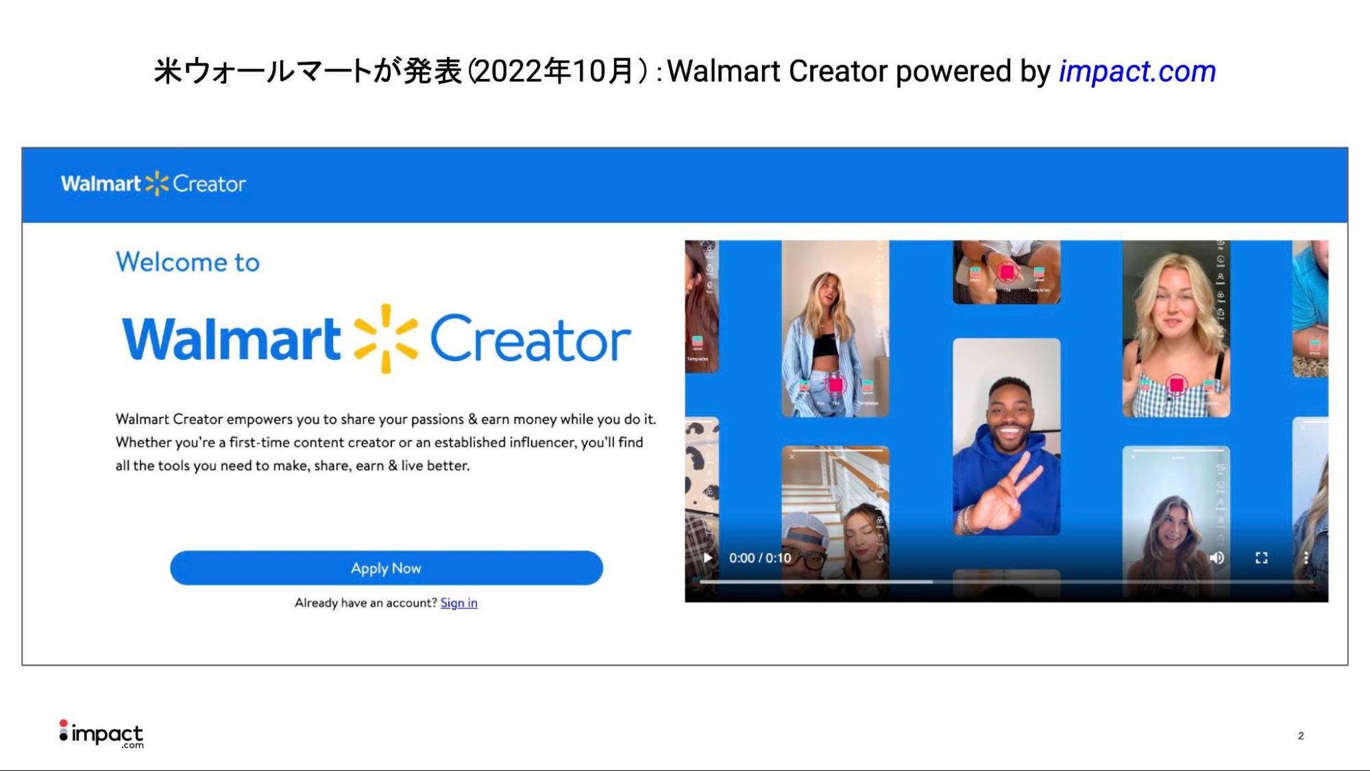 Walmart Creator