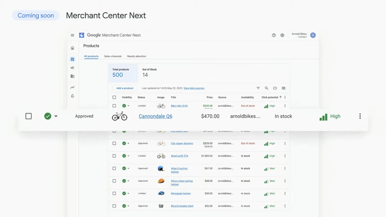 Google-Merchant-Center-Next