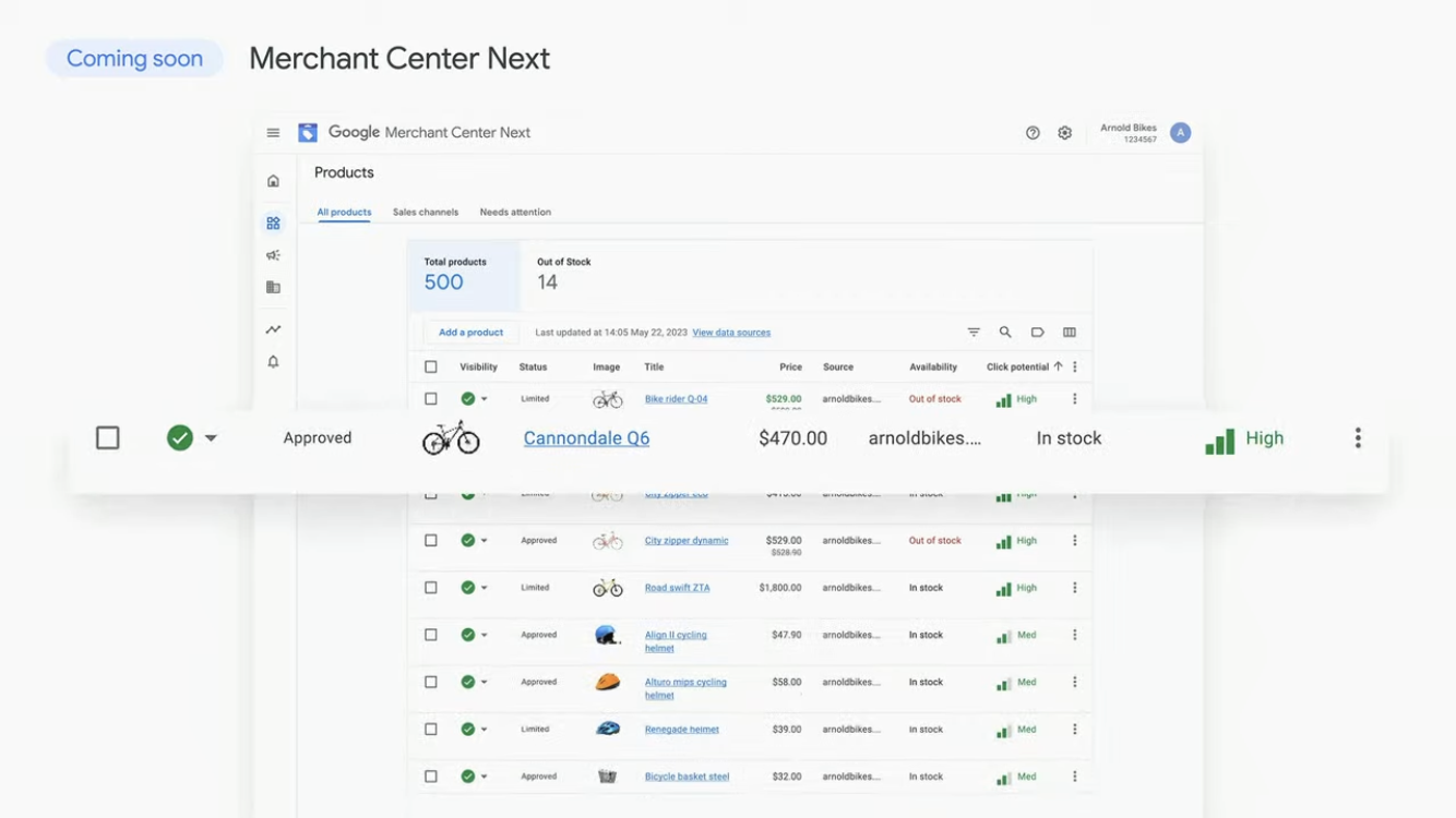 Google-Merchant-Center-Next
