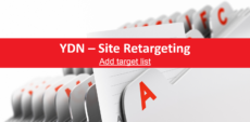 Yahoo!広告 YDNサイトリターゲティング、ターゲットリストの条件追加
