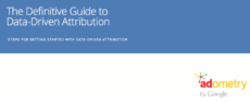 データドリブンアトリビューション資料の決定版「The definitive guide to data-driven attribution」をざっと読んでみた
