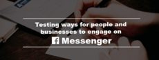 Facebook広告、Messenger広告のベータ版を発表