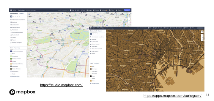 Mapbox 地図