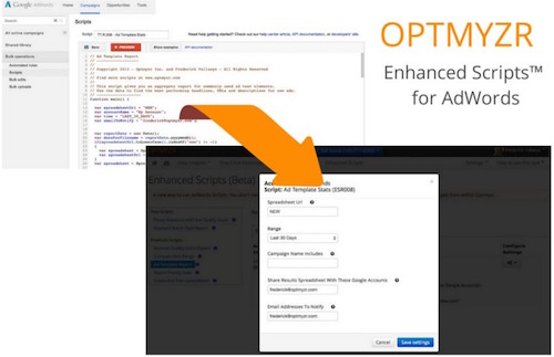 OptmyzrがAdWords Script生成ツールを発表