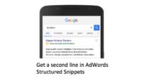 Google AdWords（Google広告）の構造化スニペットに2行目が追加