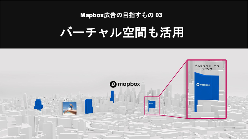 Mapbox バーチャル空間